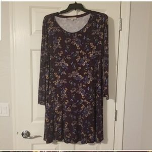 Purple Floral Loft Swing Dress🥻  Plus Size 20